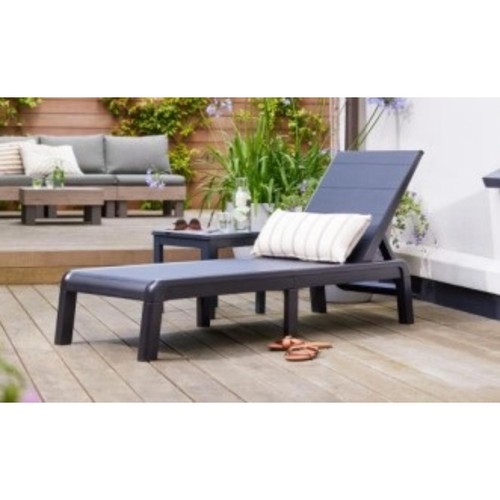 Keter Formentera Sun Lounger Graphite