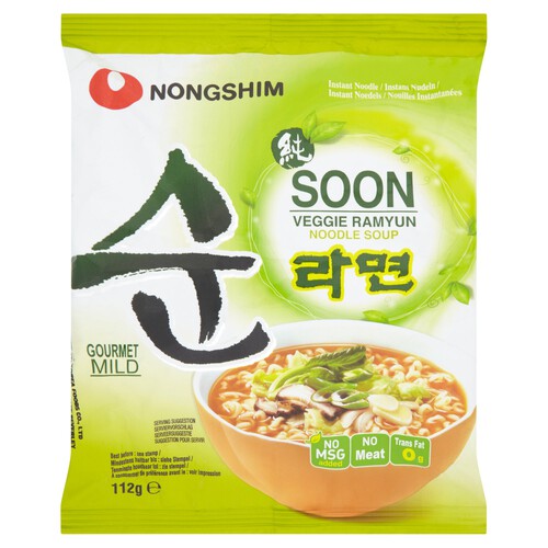 NongShim Soon Veggie Ramyun 