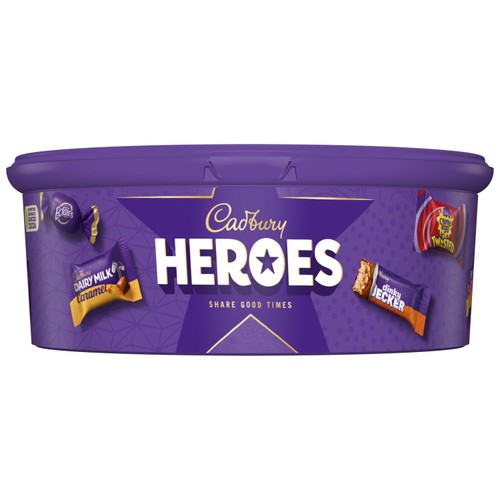Cadbury Heroes Chocolate Sharing Tub 550g