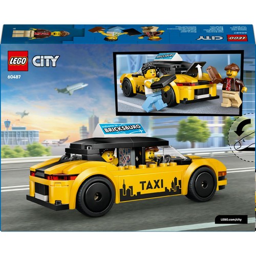 Lego City Great Vehicles Yellow Taxi 60487