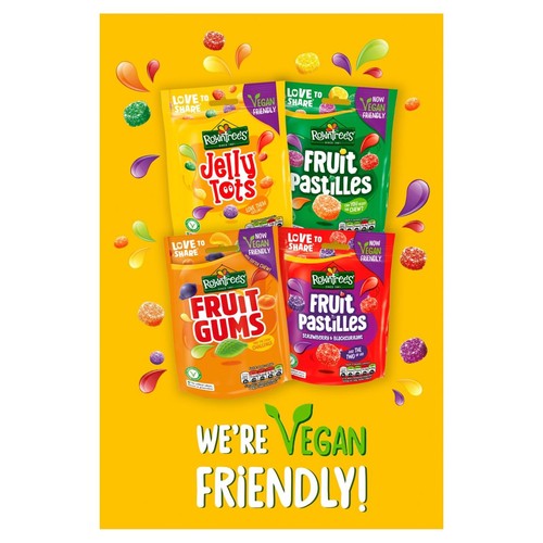 Rowntree's Jelly Tots Sweets Sharing Pouch Vegan 150g