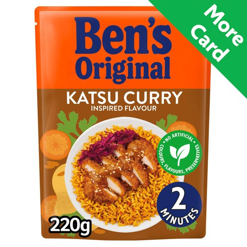 Bens Original Katsu Curry Microwave Rice