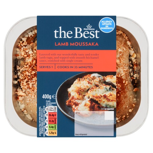 Morrisons The Best British Lamb Moussaka