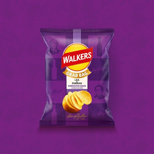 Walkers Lea & Perrins Worcester Sauce Crisps    45g