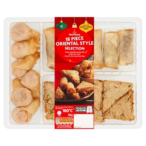 Morrisons 18 Piece Oriental Selection 306g