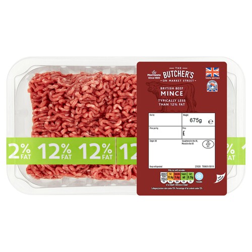 Morrisons Scotch Minced Beef 12% Fat 