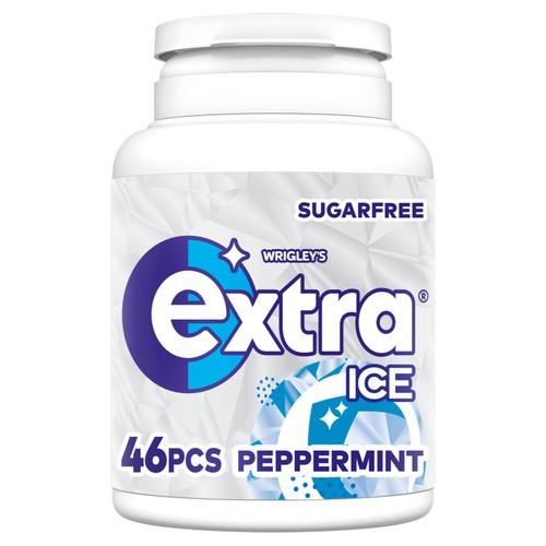 Wrigley's Extra Ice Peppermint Sugar Free Chewing Gum   46 Pieces