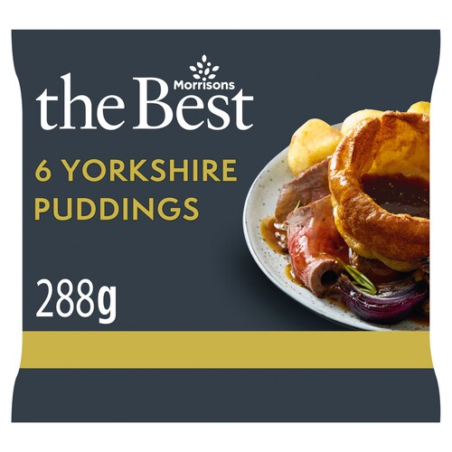 Morrisons The Best 6 Beef Dripping Yorkshire Puddings