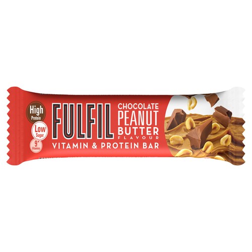 Fulfil Protein + Vitamin Bar Milk Chocolate Peanut Butter