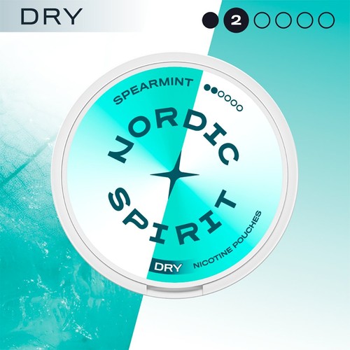 Nordic Spirit Spearmint Regular 6mg Nicotine Pouches
