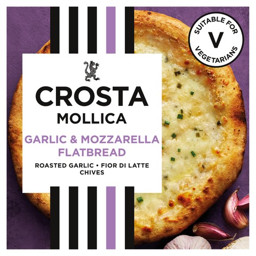 Crosta Mollica Roast Garlic & Mozzarella Flatbread 229g