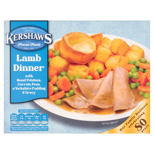 Kershaws homestyle lamb dinner