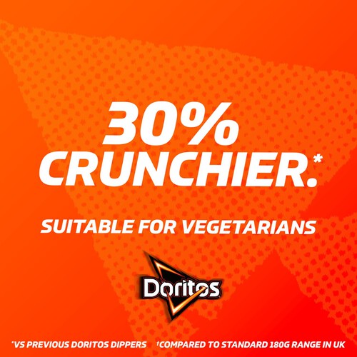 Doritos Dippers A Hint Of Salt Sharing Tortilla Chips Crisps 