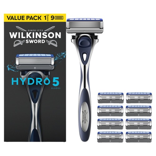 Wilkinson Sword Hydro 5 Skin Protection Razor + 9 Blades