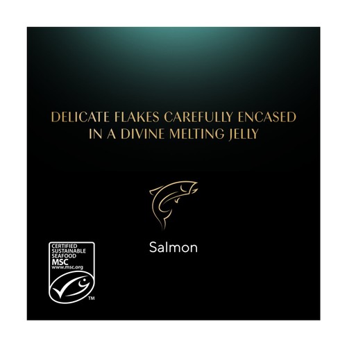 Sheba Fine Flakes Wet Cat Food Tray With Salmon In Jelly 85g