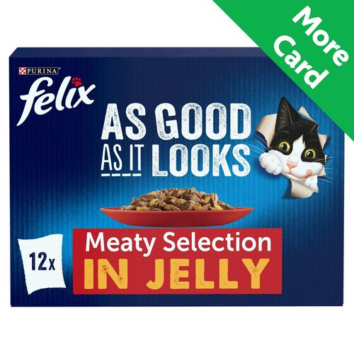 Felix As Good As It Looks Meaty Selection in Jelly Wet Cat Food