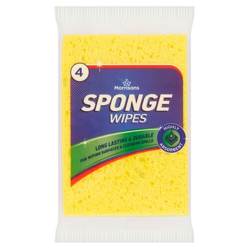 Morrisons Sponge Wipes     