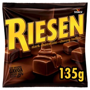Riesen Dark Chocolate Chewy Toffee 135g