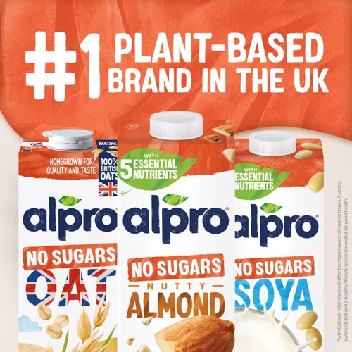Alpro Almond No Sugars Long Life Drink 1L