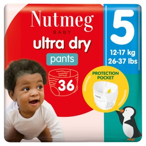 Nutmeg Ultra Dry Nappies Size 5 x 40 Pack