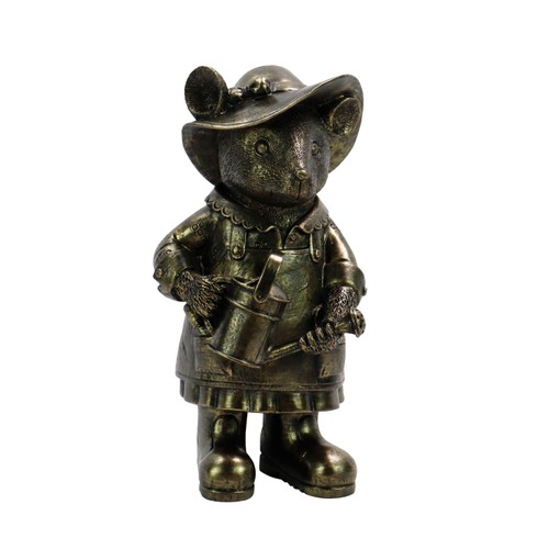 Nutmeg Mouse Holds Watering Can Ornament