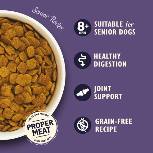 Lily's Kitchen Turkey & Trout Senior Recipe Complete Dry Dog Food