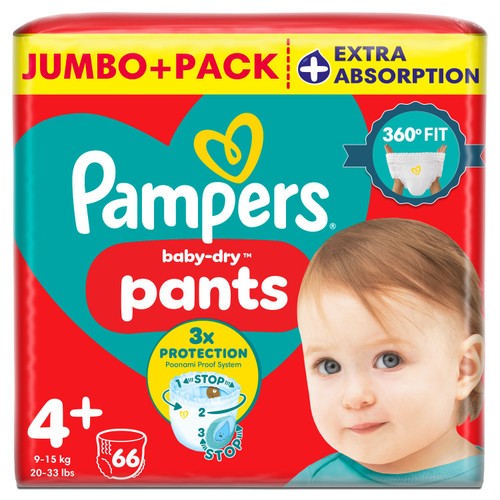 Pampers Pants Nappies Pull-On Size 4 Maxi 