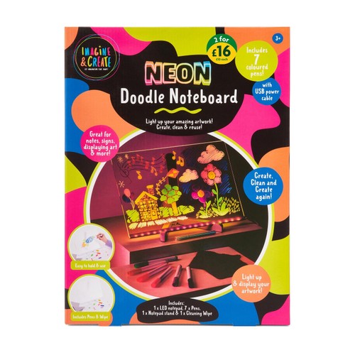 Neon Doodle Led Noteboard