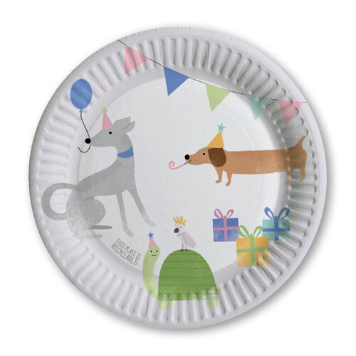 Nutmeg Home Party Pets Plates