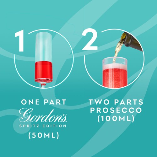 Gordon's Spritz Edition Strawberry & Passion Fruit 14.7% Vol 50cl