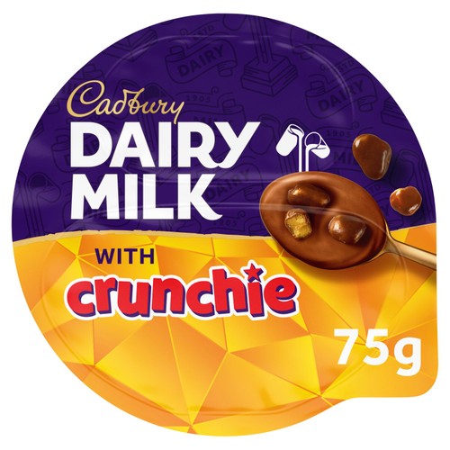 Cadbury Pots of Joy Dairy Milk with Crunchie  75gDessert   75g
