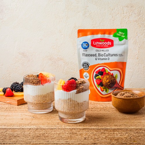 Linwoods Cold Milled Flaxseed, Biocultures & Vitamin D