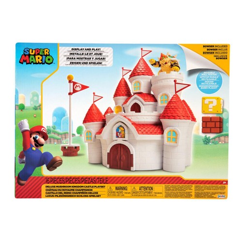 World Of Nintendo Deluxe Mushroom Kingdom Castle Playset