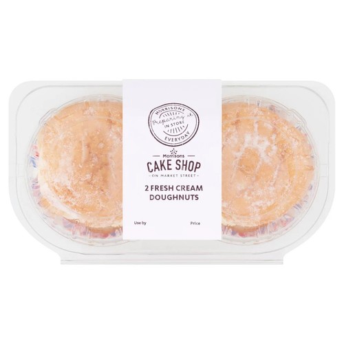 Market Street Fresh Cream & Cherry Ball Doughnuts
