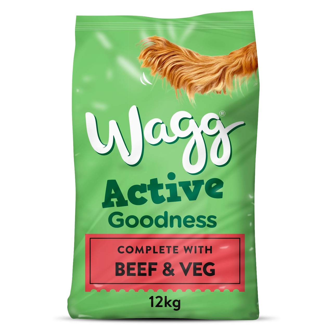 Wagg Complete Beef and Veg Dry Dog Food — product photograph