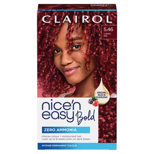 Clairol Nice'n Easy Bold Permanent Hair Dye 5.46 Cherry Red