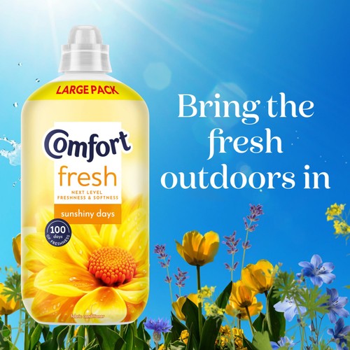 Comfort Fresh Sunshiny Days Fabric Conditioner 52 Washes