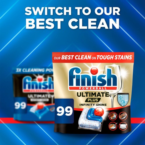Finish Ultimate All In One Regular Dishwasher Tablets 