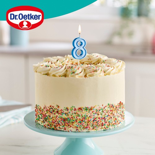 Dr. Oetker Number 8 Candle