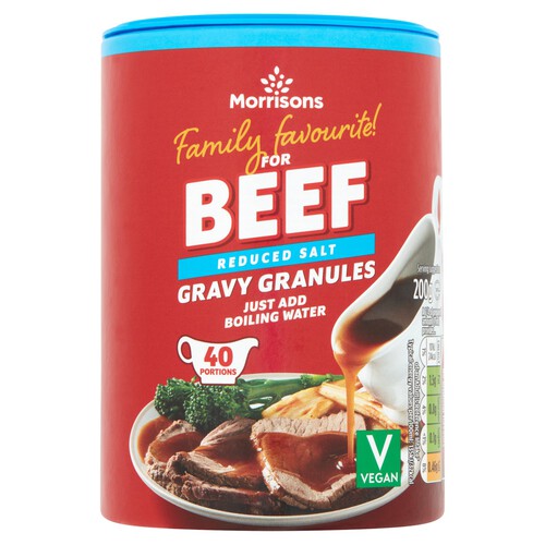 Morrisons Reduced Salt Gravy Granules 