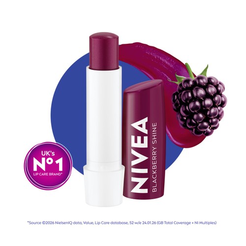 Nivea Lip Fruity Shine Blackberry 4.8G