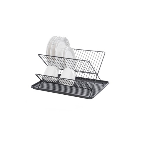 Nutmeg Black Foldable Dish Drainer Morrisons Online Groceries Offers