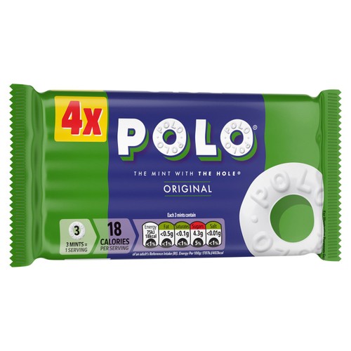 Polo Original Mint Tube Multipack 4 Pack 