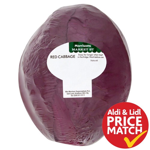 Morrisons Red Cabbage 450-1350g