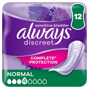 Always Discreet Incontinence Pads Normal for Sensitive Bladder 12 pack | Morrisons