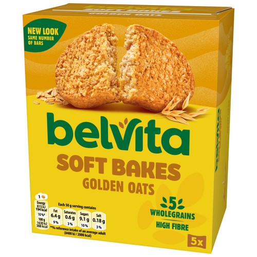 Belvita Soft Bakes Golden Oats Cereal Snack Bars Multipack