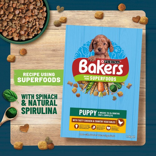 Bakers Puppy Dry Dog Food Chicken & Veg