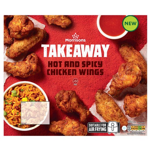 Morrisons Takeaway Lightly Coated Hot & Spicy Chicken Wings