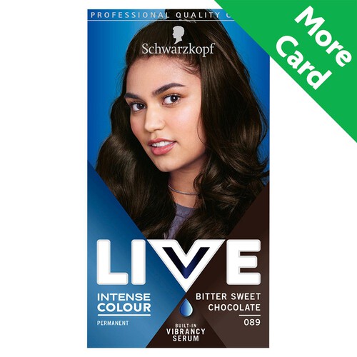 Schwarzkopf LIVE Intense Colour 89 Bitter Sweet Choc Hair Dye