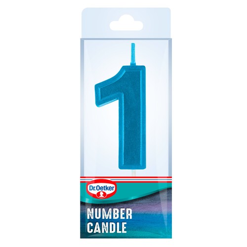 Dr. Oetker Number 1 Candle